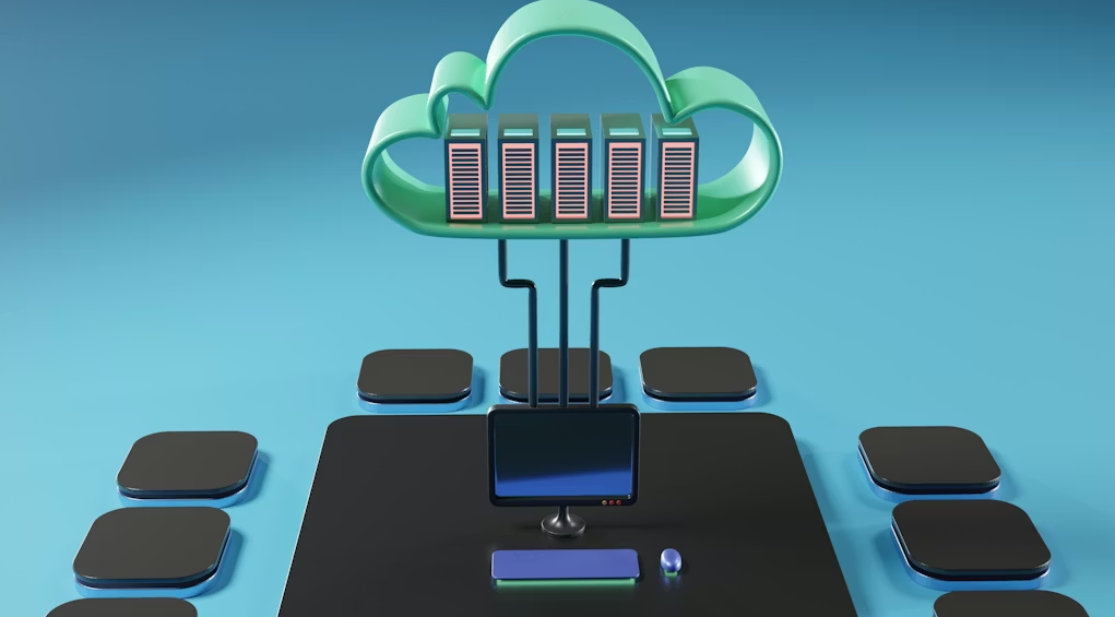 Cartoon Depiction of Cloud Computing